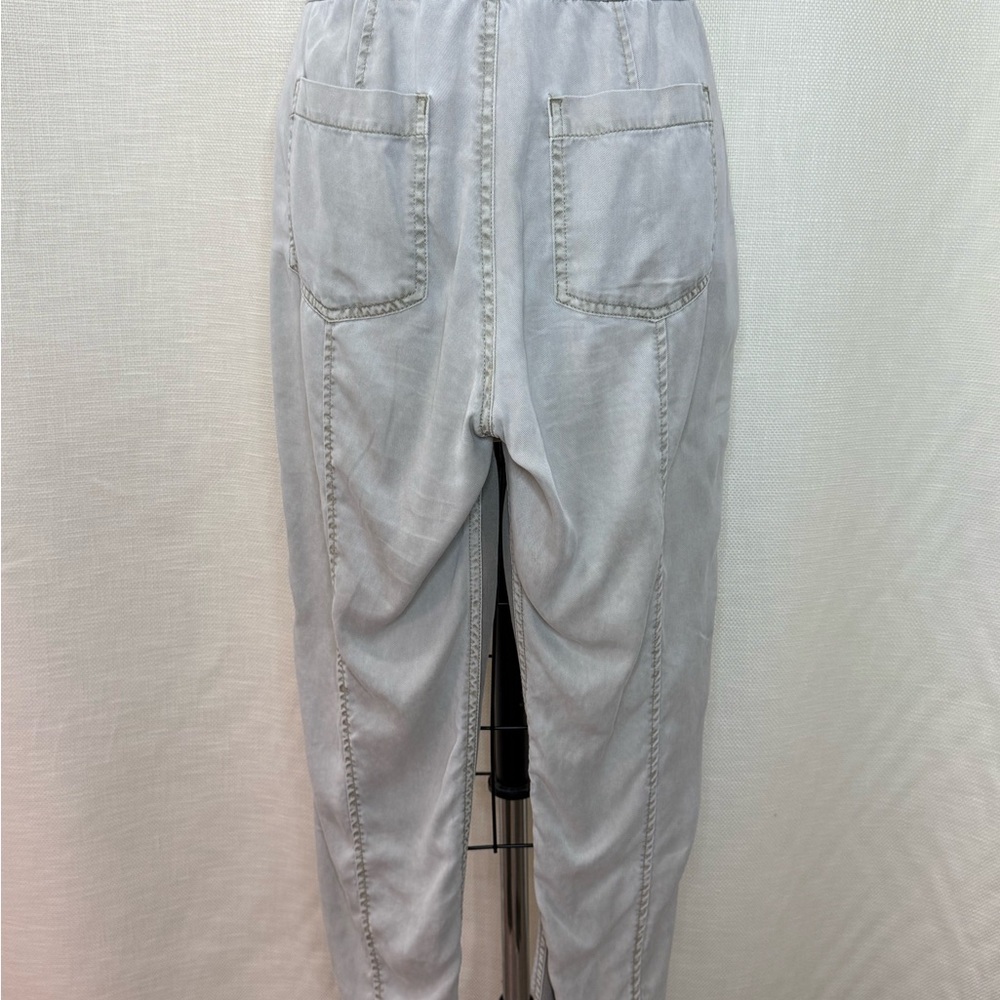 Anthropologie Gray Jogger Pants Drawstring Waist Relaxed Casual Chic XS - Picture 2 of 7